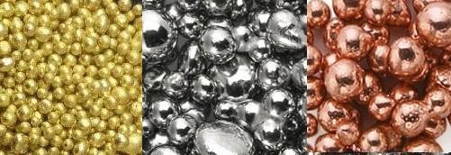 금의 색상 차이