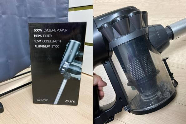 자취필수템-대웅모닝컴-싸이클론-진공청소기-DWM-4733C