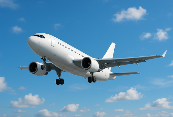 하늘을 나는 비행기 이미지