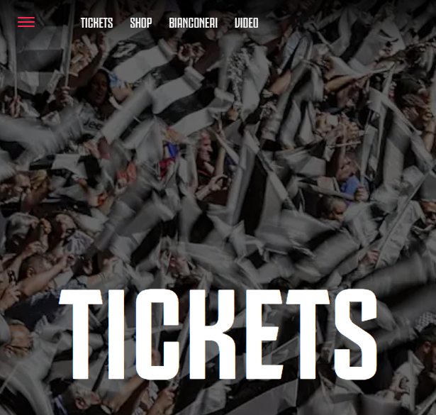 유벤투스 경기 티켓 공식 사이트 멤버십 가입하기