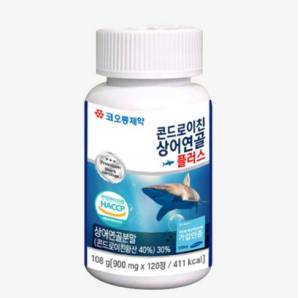 상어연골 콘드로이친 플러스 900mg&#44; 120정&#44; 2개