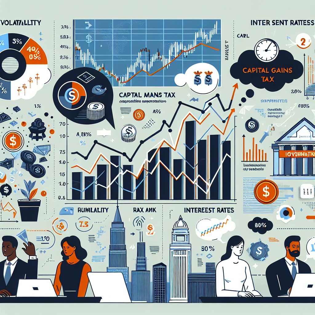 주식 시장 변동, 자본 이득세 및 이자율: 투자자가 알아야 할 3가지 핵심 사항