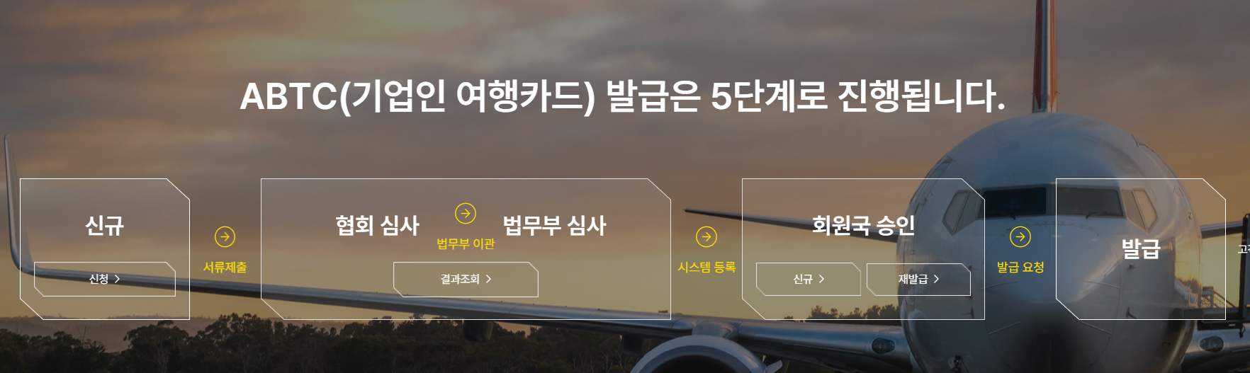 ABTC 발급 신청