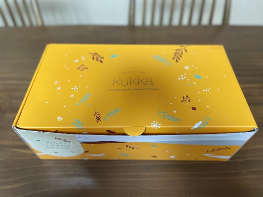 꾸까 크리스마스 리스 키트 - 상자 패키지 모습