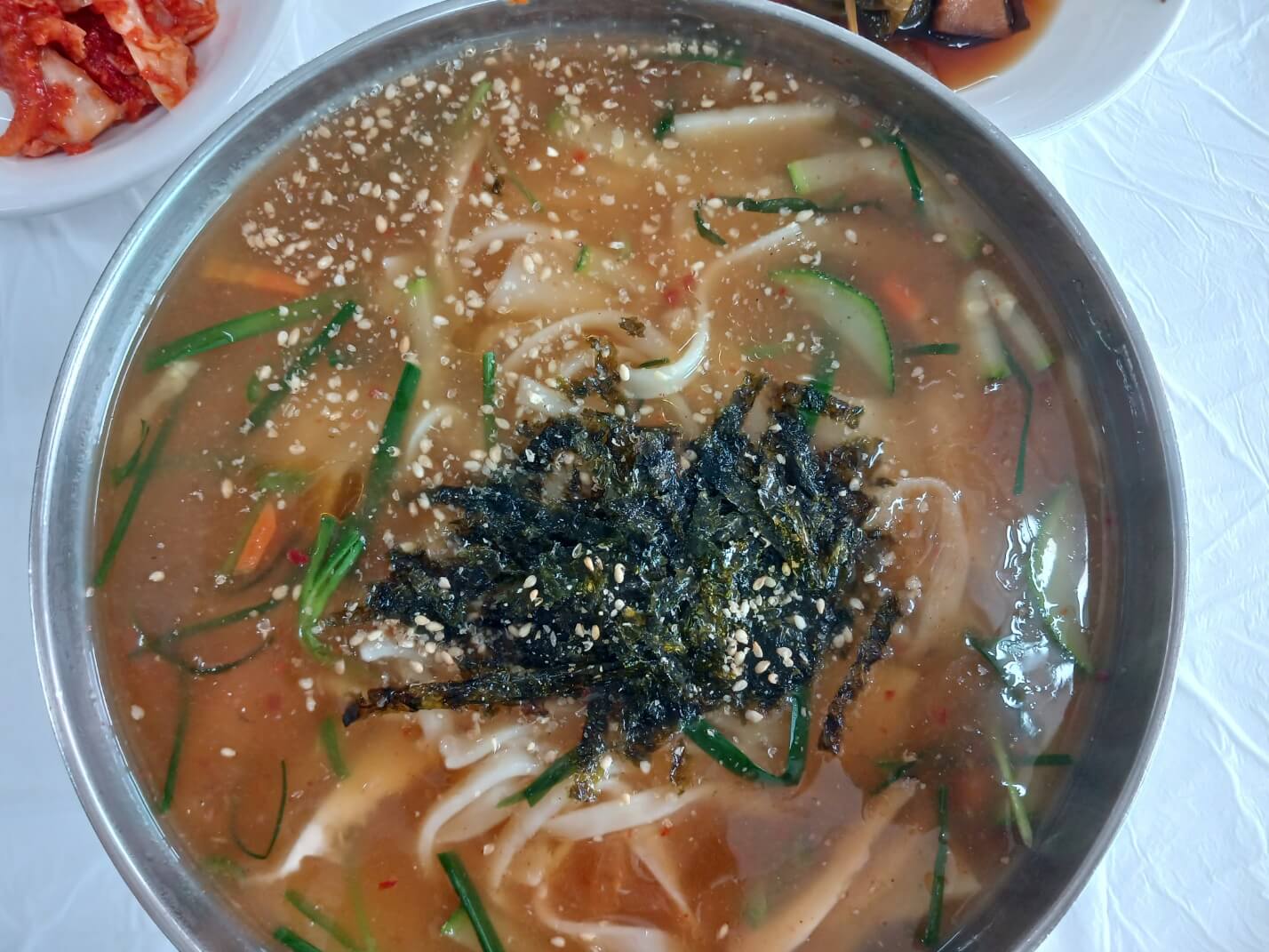 장칼국수