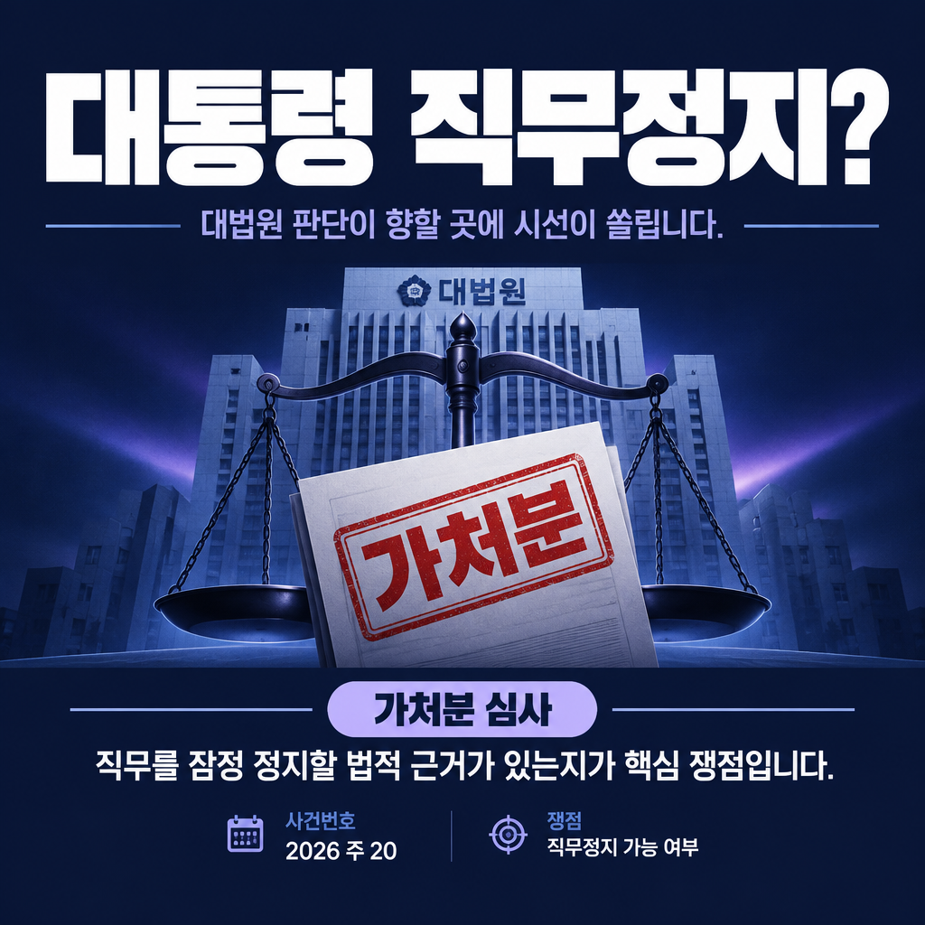 대통령 직무정지?