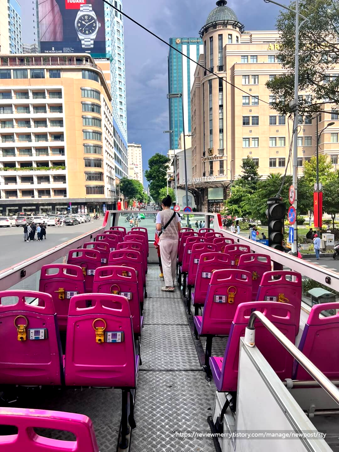 시티투어 버스 2층