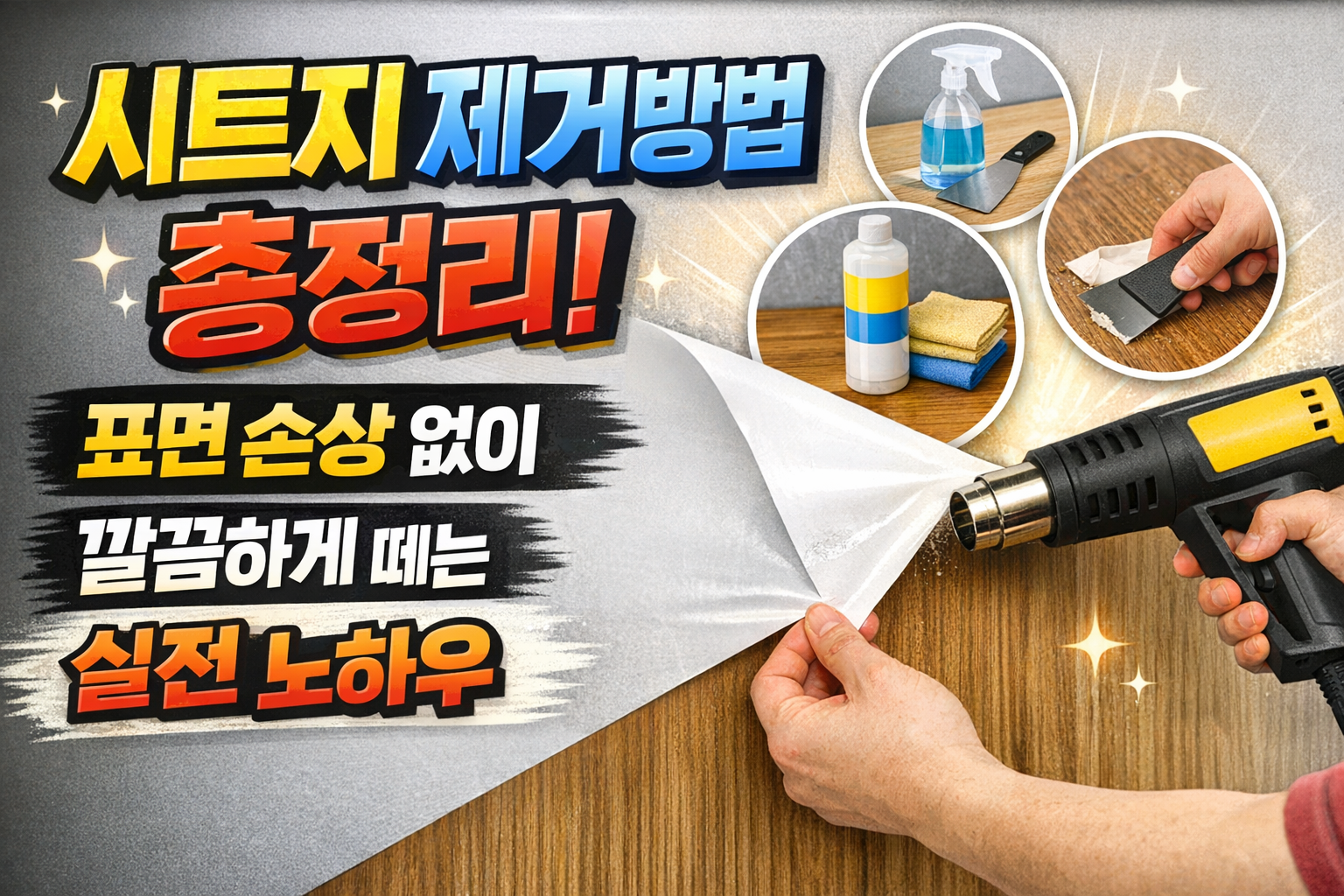 시트지 제거방법