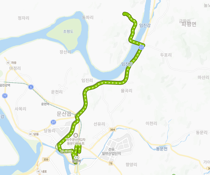 파주-93-13번-버스-노선-지도