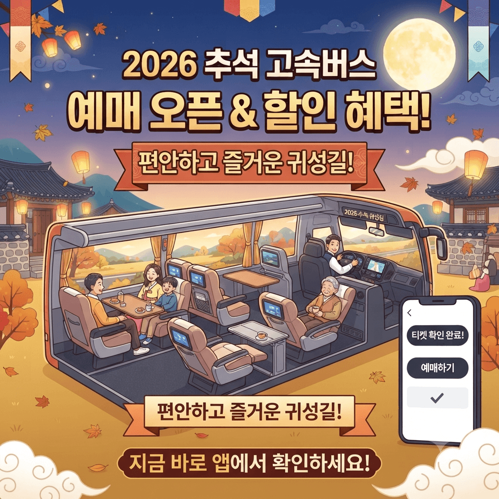 2026 추석 고속버스 예매