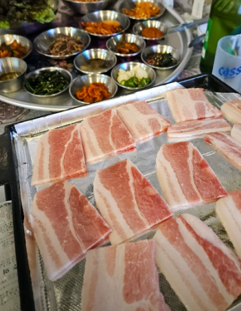 냉삼겹살