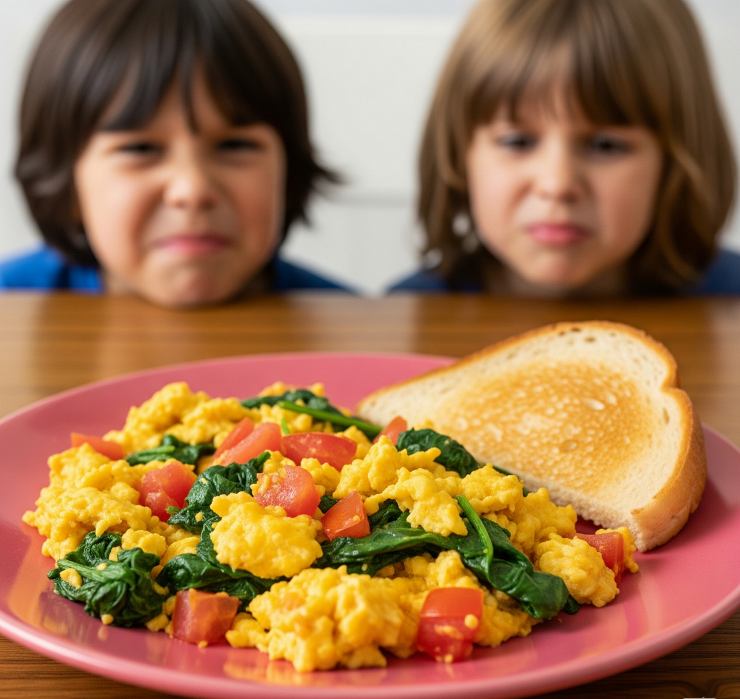 계란 야채 스크램블