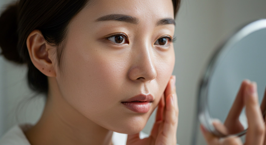 피부 탄력과 콜라겐의 중요성을 명명하는 이미지