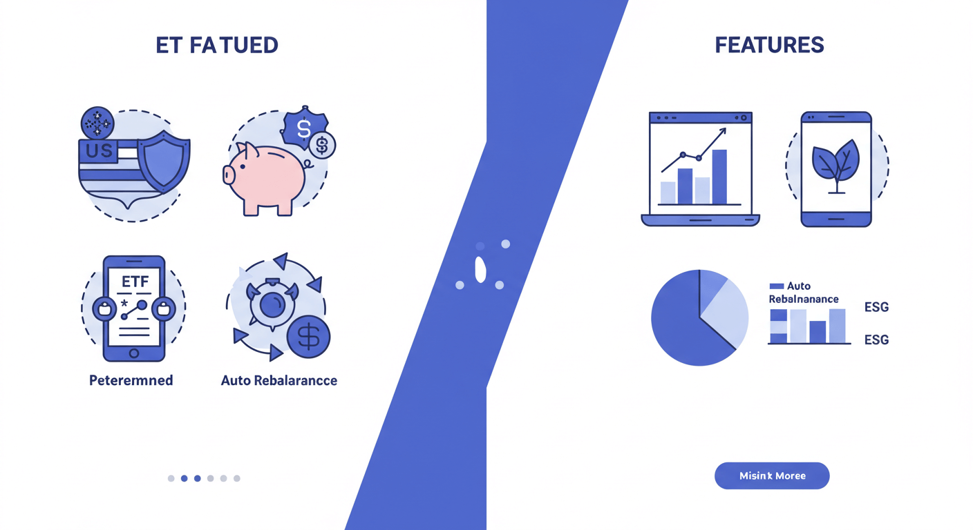 주요 서비스 구성과 기능 비교