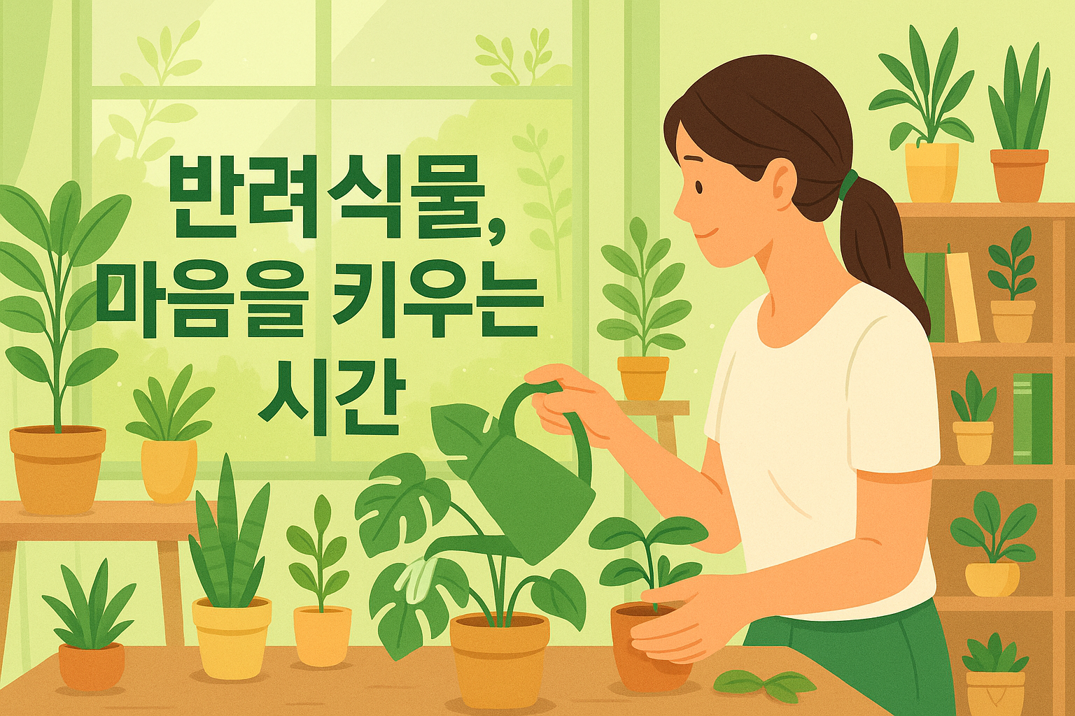 반려식물, 마음을 키우는 시간