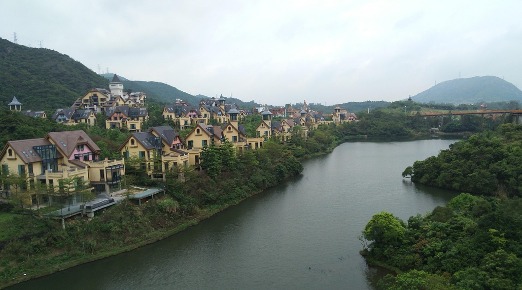 스위스 인터라켄 작은 마을 사진