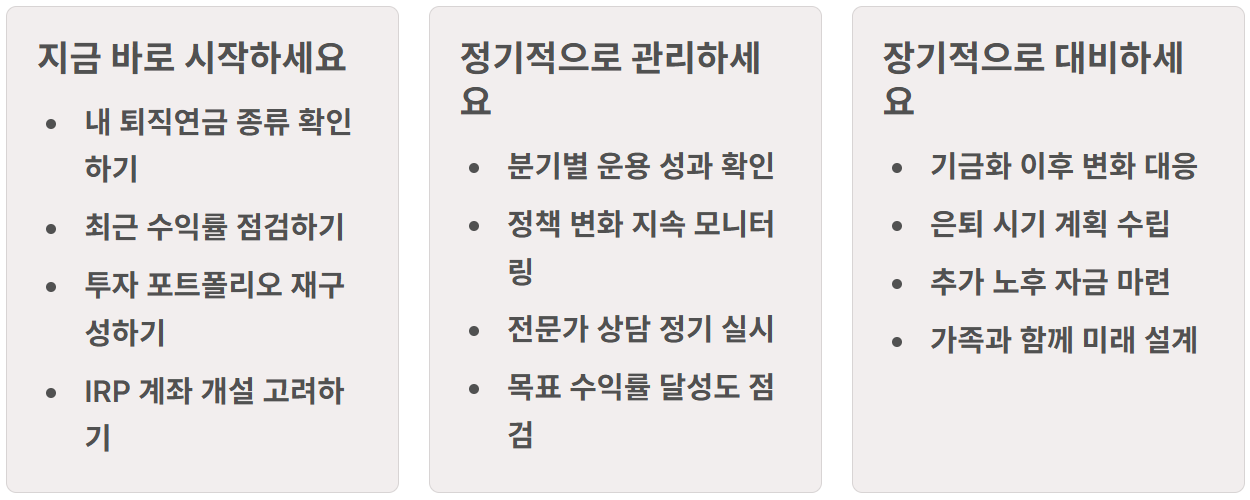 2026 퇴직연금 기금화