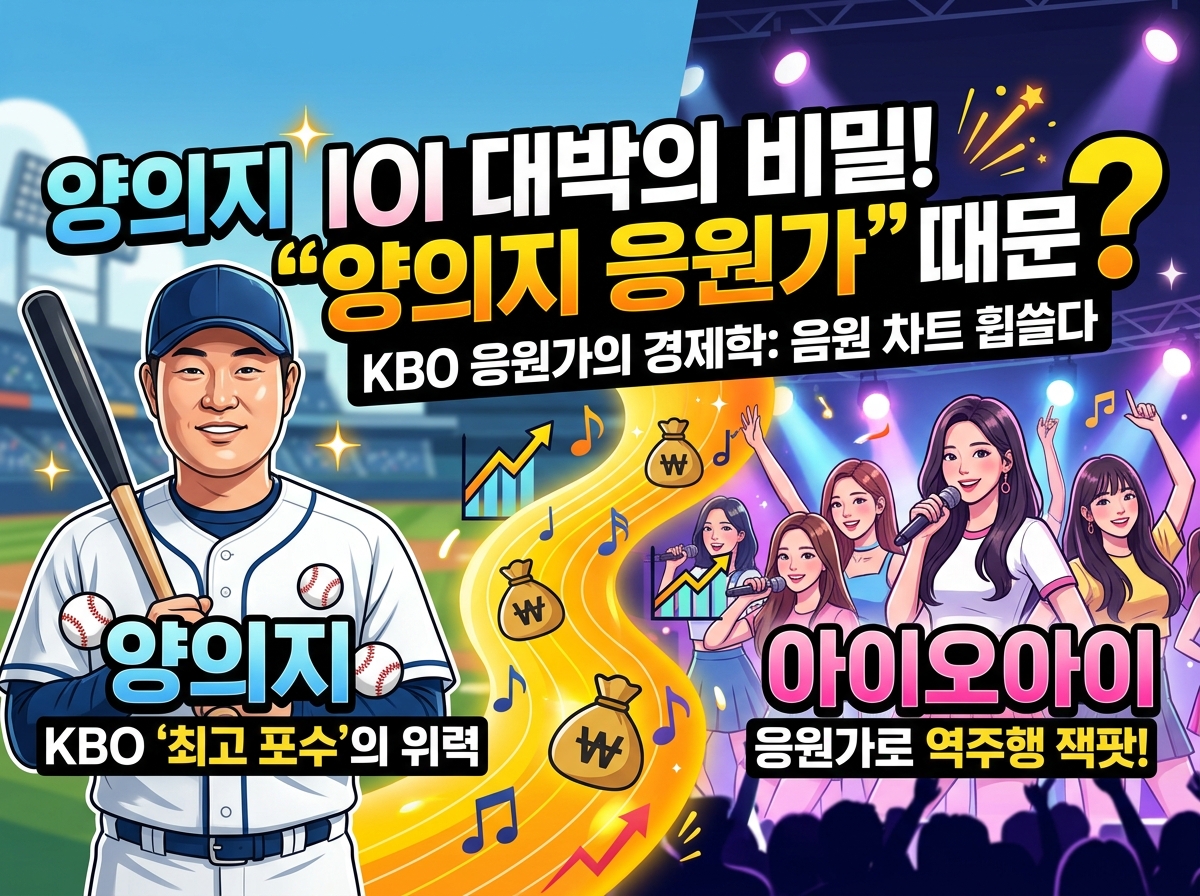 프로야구 두산 베어스 양의지 선수 응원가 중독성과 대중가요 KBO 스포츠 마케팅 음원 히트 현상 분석 칼럼