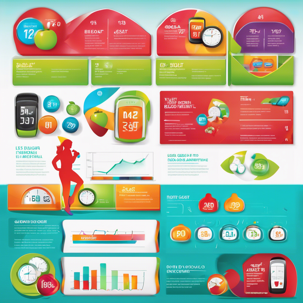 혈당관리 관련 포스터