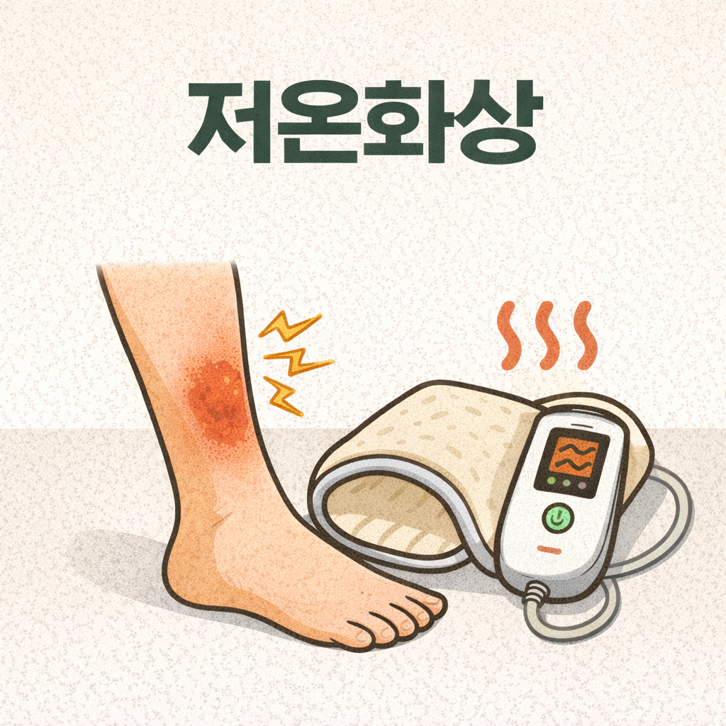 온열기구, 전기장판 저온화상