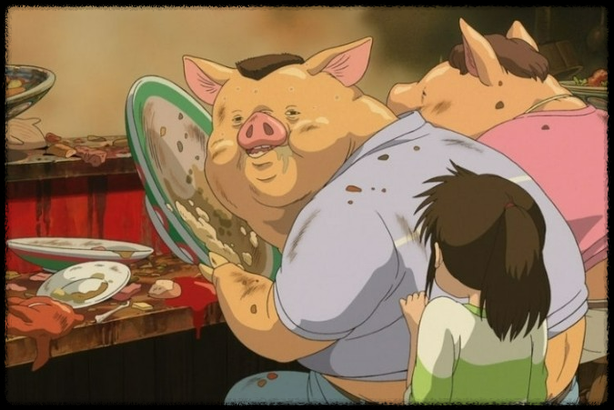 윤석열 센과 치히로 돼지