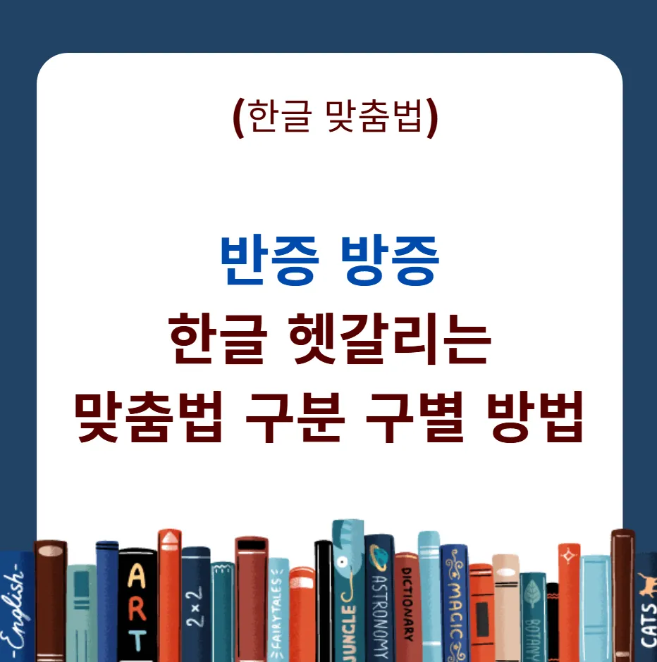 반증 방증 뜻 차이 맞춤법 한자_5