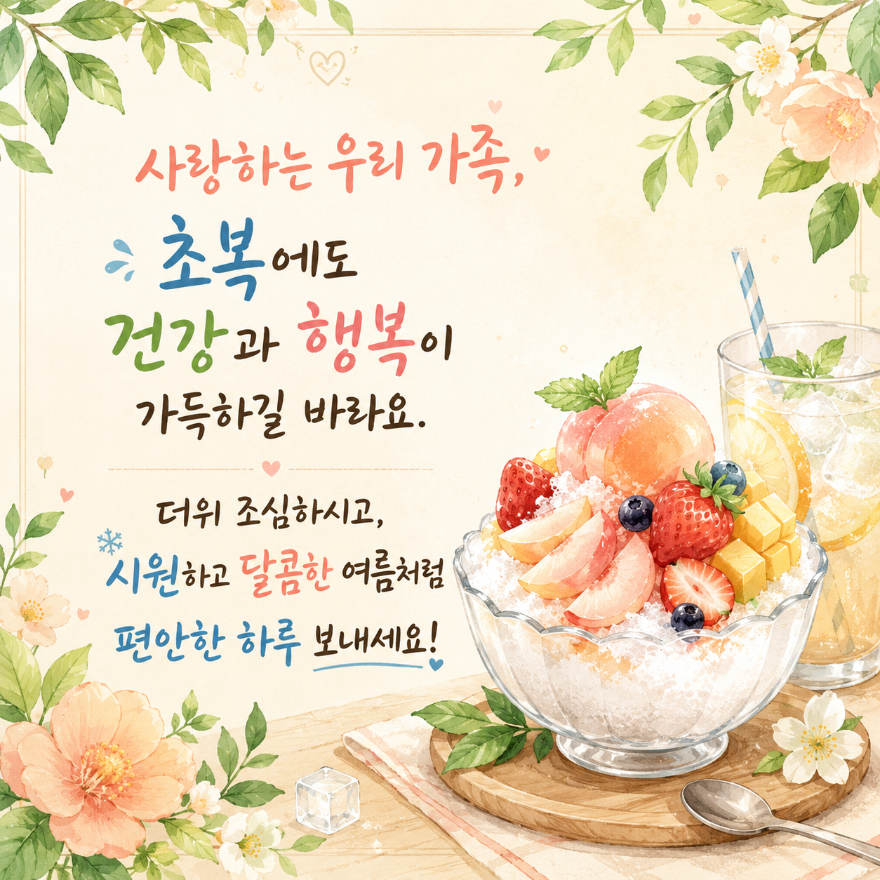 초복 이미지 사진 인사말