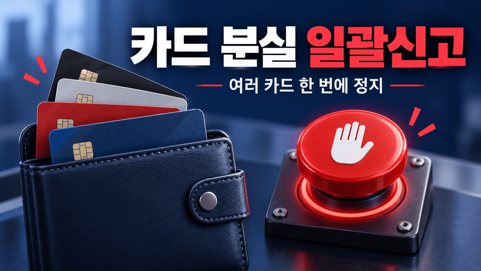 카드 분실 일괄신고 방법 ❘ 여러 신용&middot;체크카드 한 번에 정지