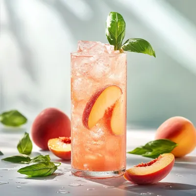 복숭아 디톡스 주스2