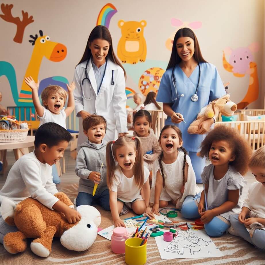 웃고 있는 아이들