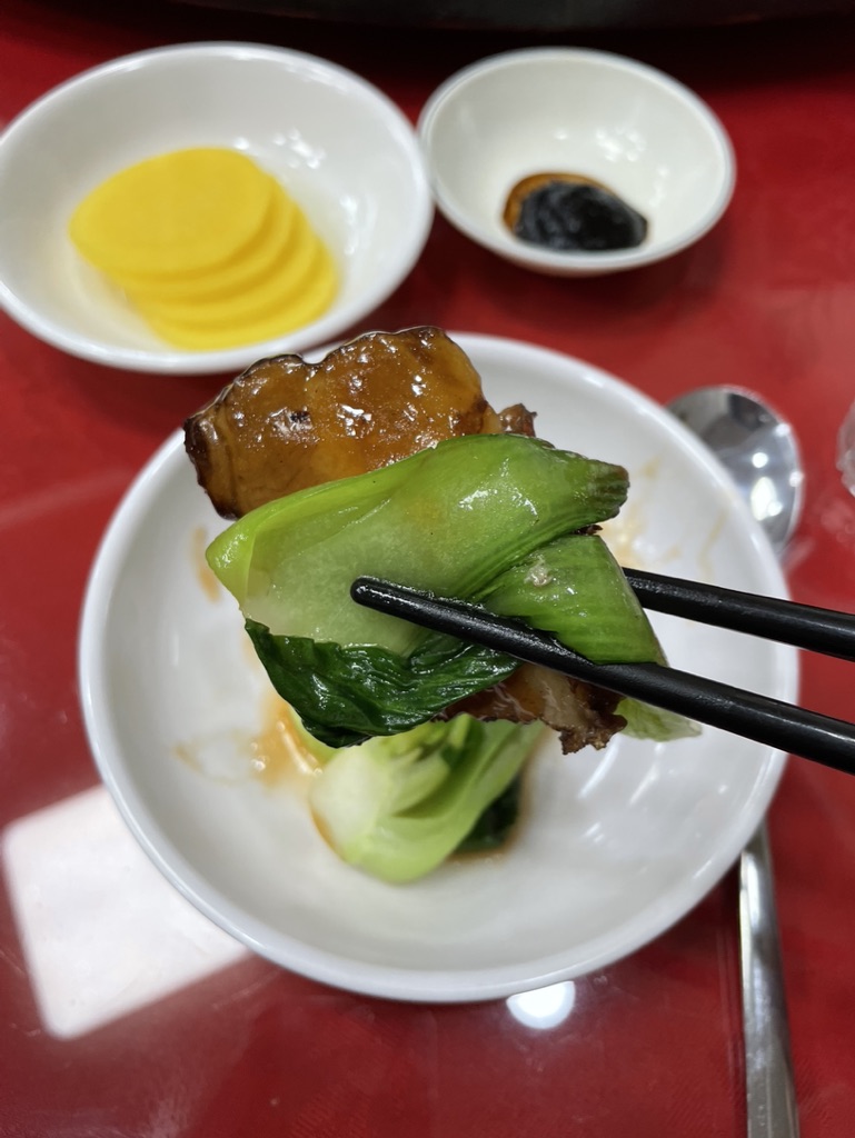 진흥각 동파육 한젓가락