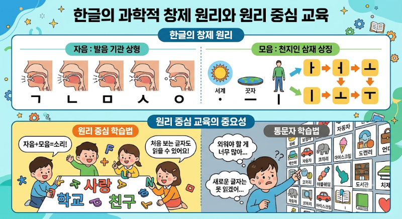 한글 떼기 원리: 자음과 모음 결합 원리로 배우는 효과적인 한글 지도법!