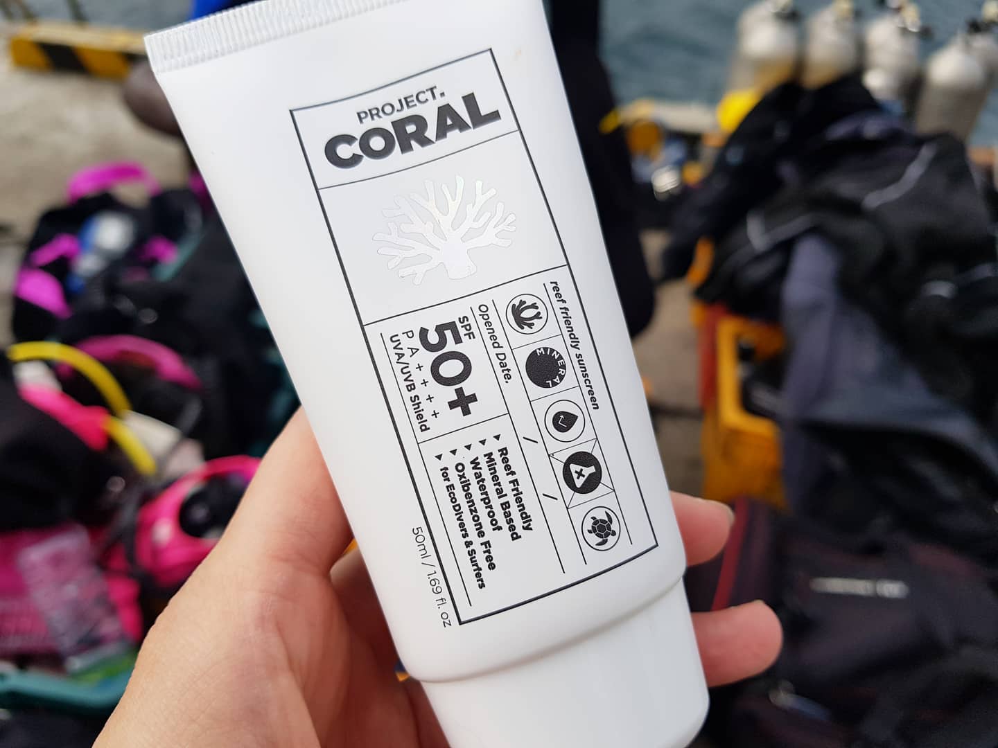 리프 세이프 선크림 사진