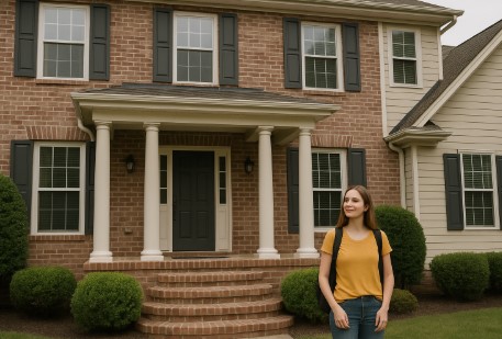 미국 유학생 홈스테이 건물 사진