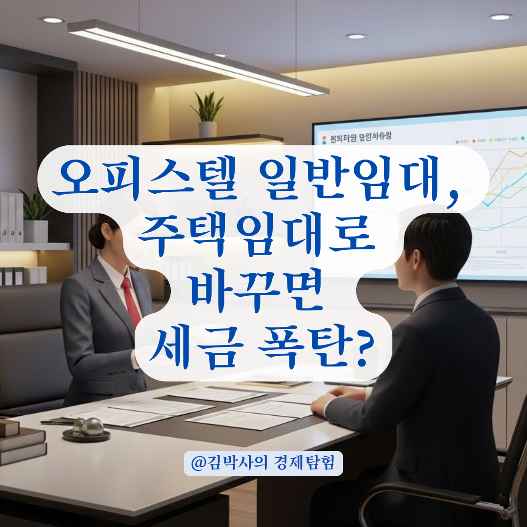 오피스텔 용도변경 가이드, 일반임대에서 주택임대 전환 노하우 공개