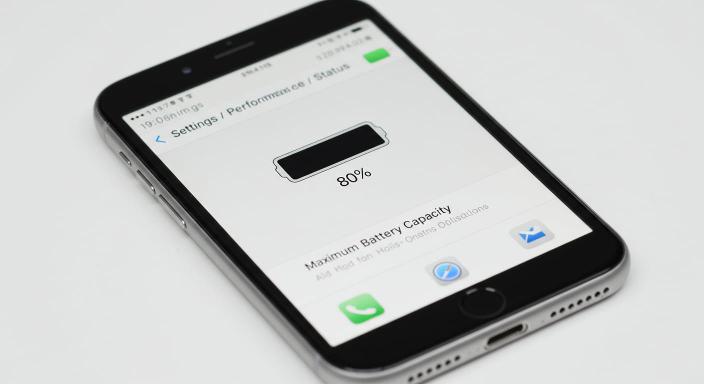 아이폰 배터리 성능 80%