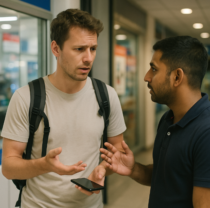 여행-중-통신-관련-문제-해결을-위한-외국인과-영어-대화