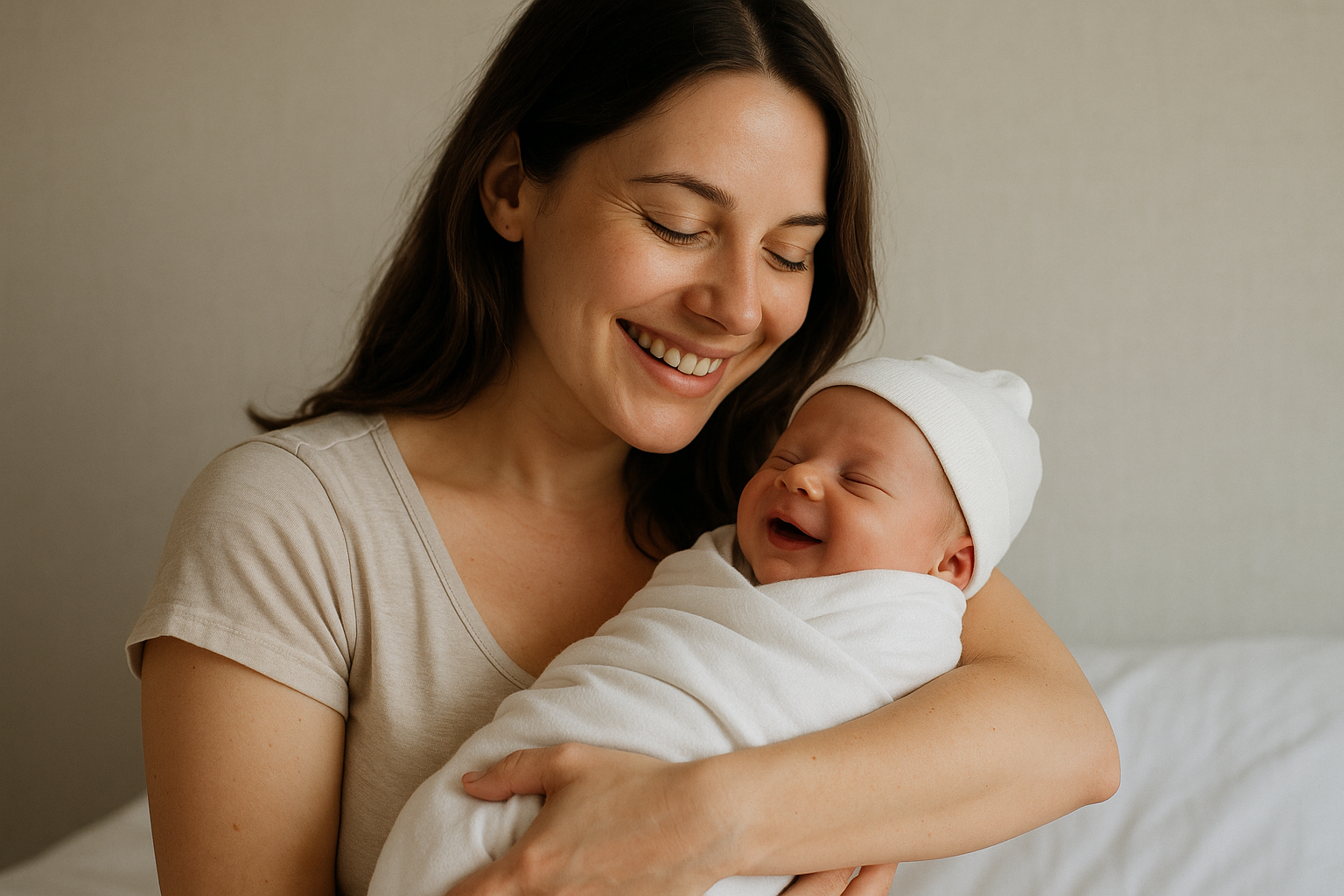 아기를 안고 있는 엄마