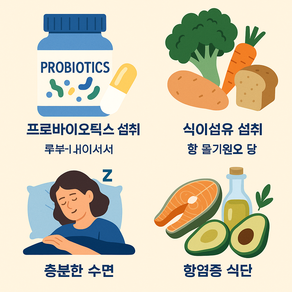 항생제 복용 후 장내 미생물 회복 방법 관련 사진