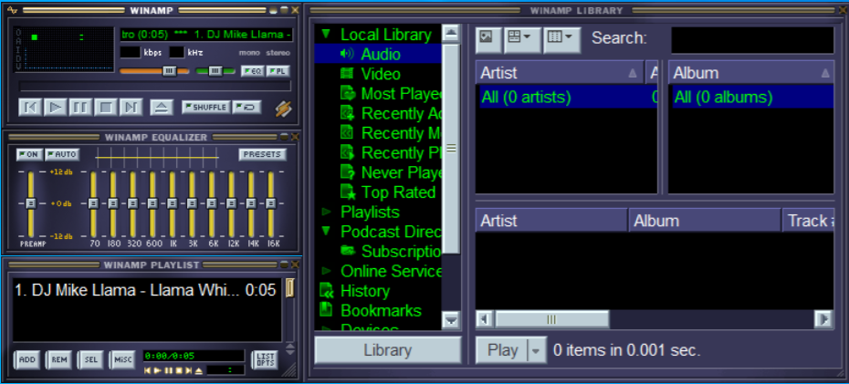 윈엠프 Winamp V 5.9.2 다운로드 및 추억의 미디어 플레이어 윈앰프 음악 듣기
