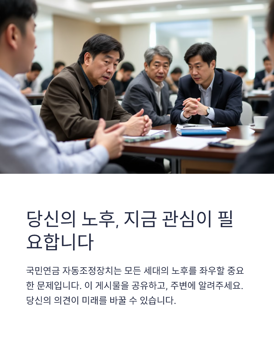 연금개혁 자동조정장치, 내 월급에 미치는 실제 영향은?