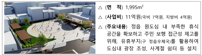 정읍 새암달빛광장 조성사업