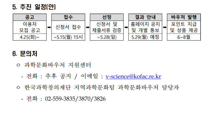 과학문화바우처 문의