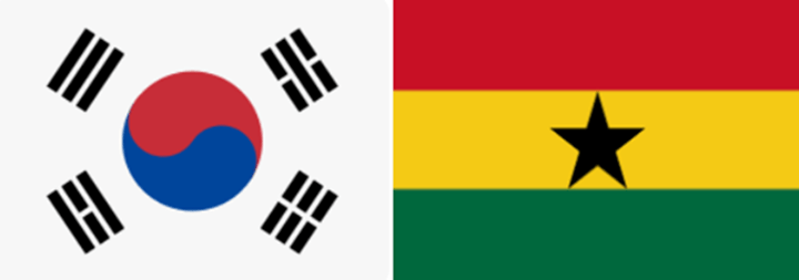 대한민국-가나-국기