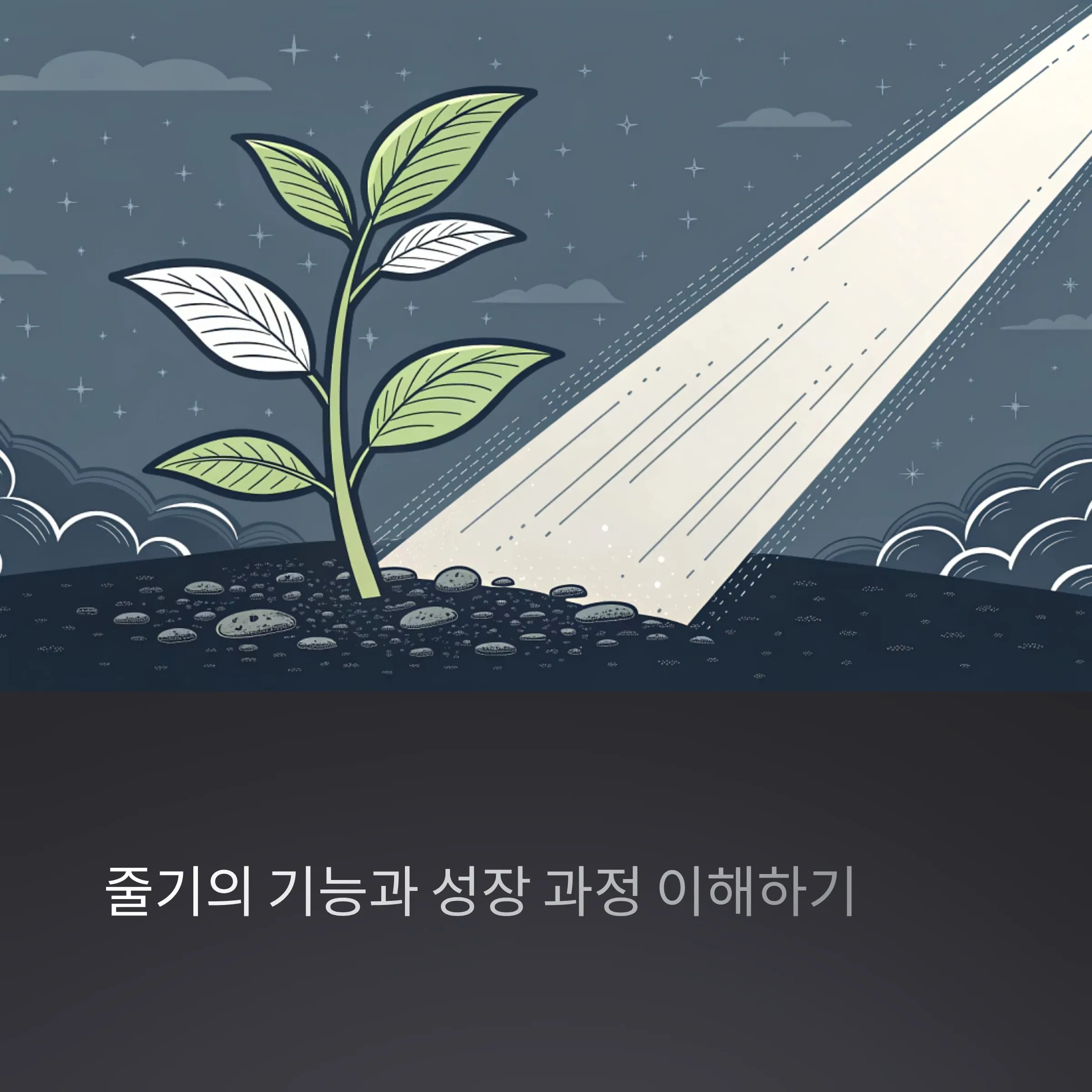 줄기의 기능과 성장 과정 이해하기