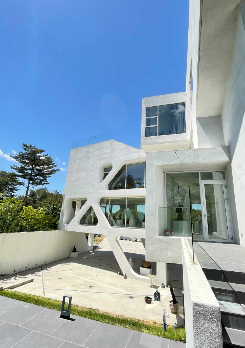 양평 갤러리 카페 카포레 본 건물 배면