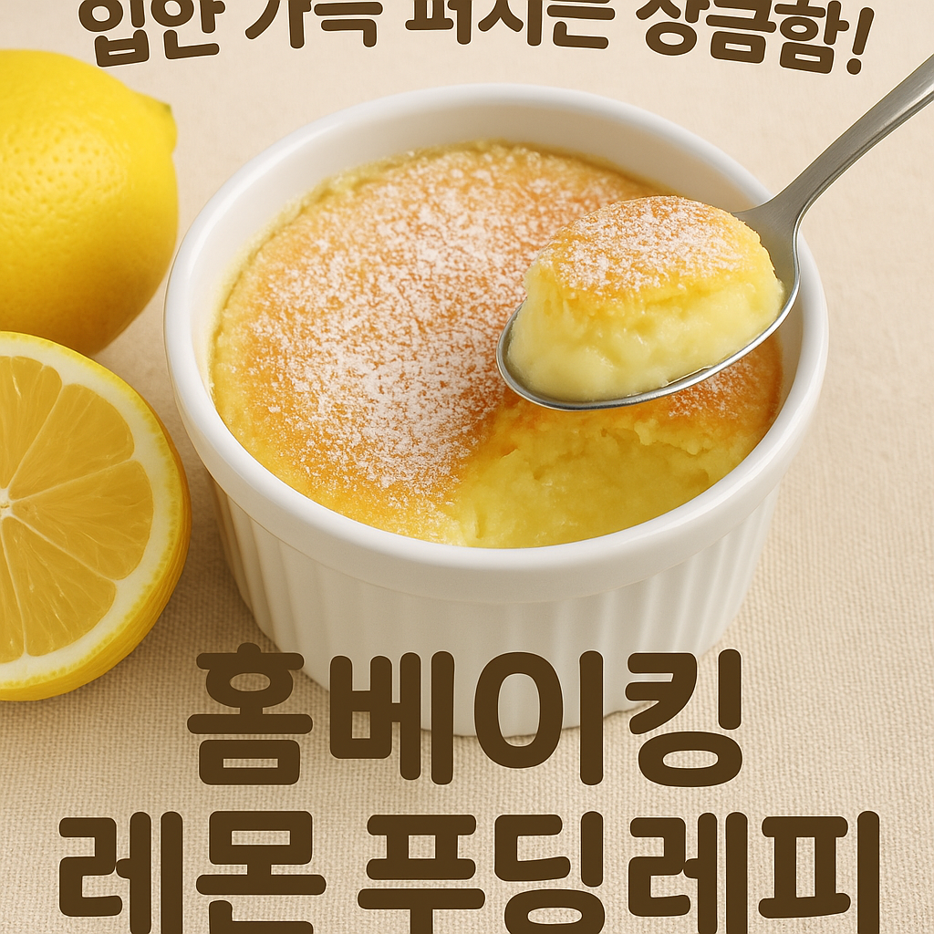 레몬 푸딩 레시피