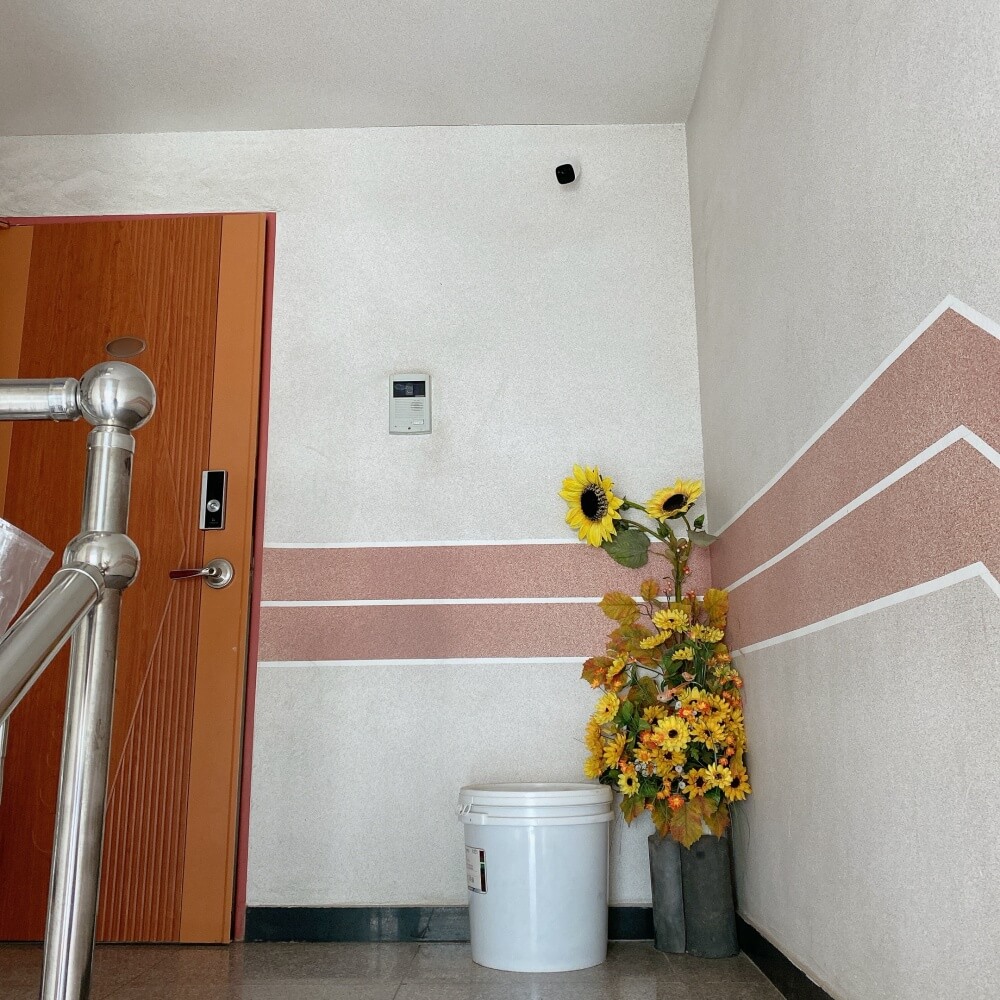 CCTV 설치한 모습