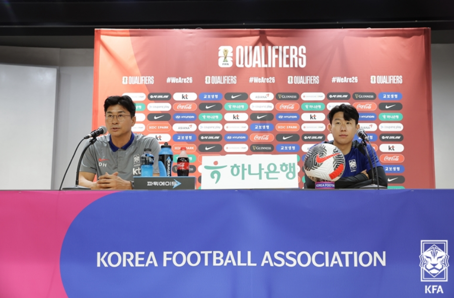 중국전 손흥민 김도훈 감독 인터뷰