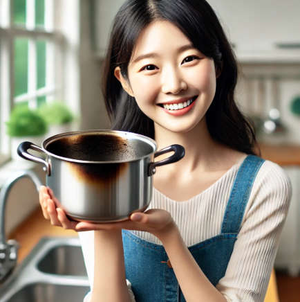 탄 냄비 복구하는법